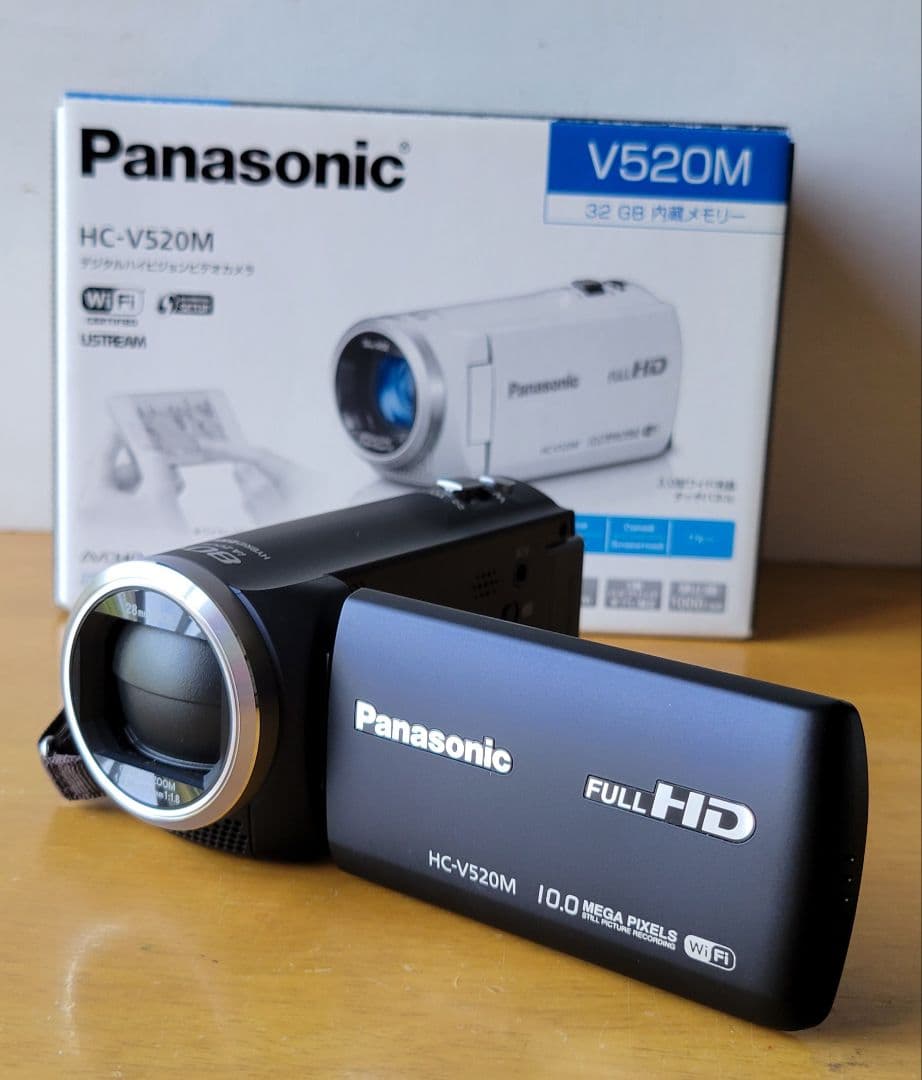 Panasonic HC-V520M ビデオカメラ フルHD 動作品