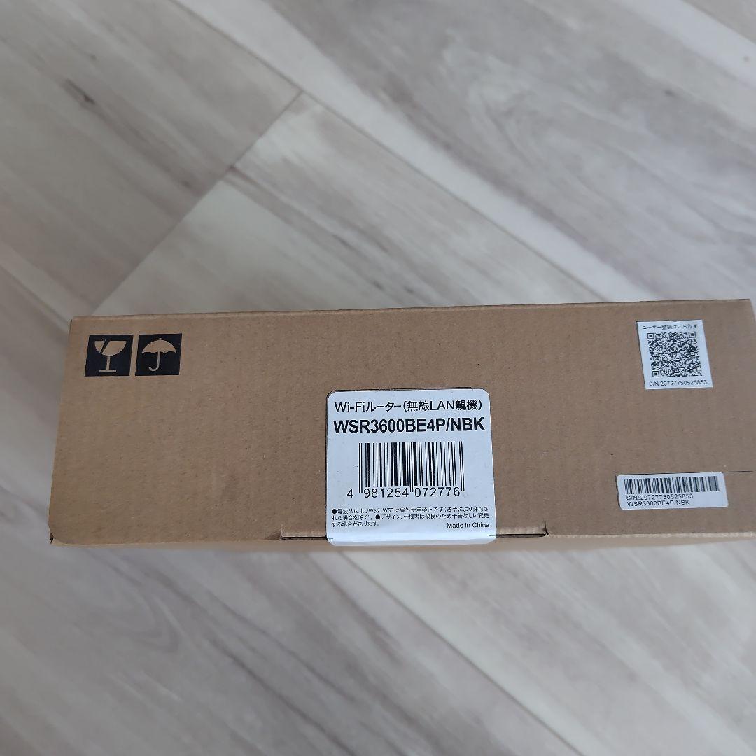 BUFFALO WSR3600D8E4P/NBK 無線LANルーター