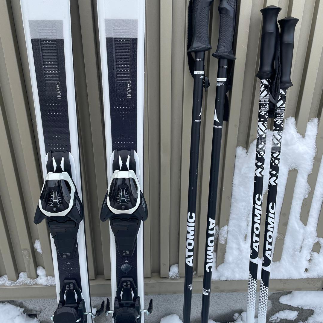 1回1時間使用　ATOMIC 149 145 150 スキー板