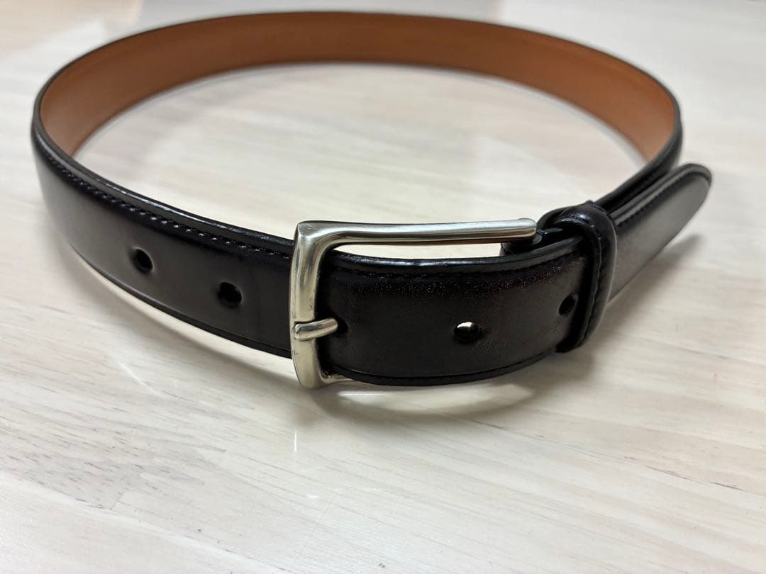 BEAMS+ コードバンベルト　黒　ビームスプラス　BLACK