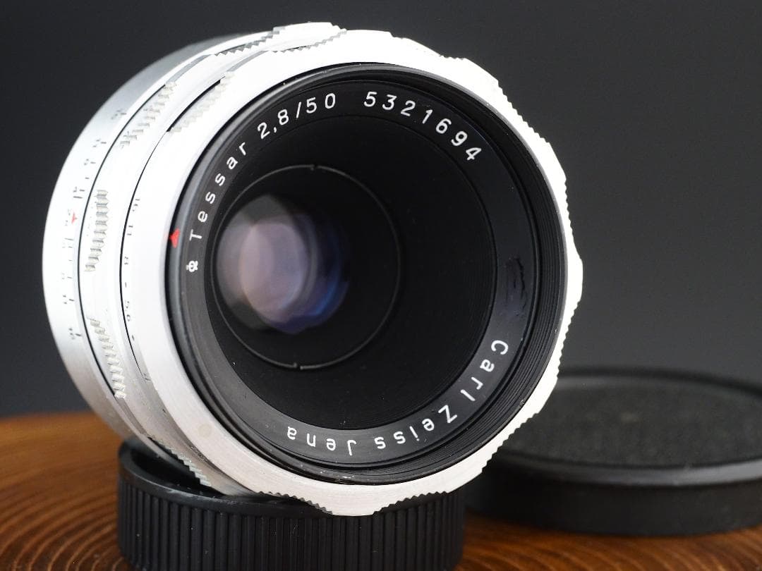 M42 CARL ZEISS JENA TESSAR 2.8/50 シルバー