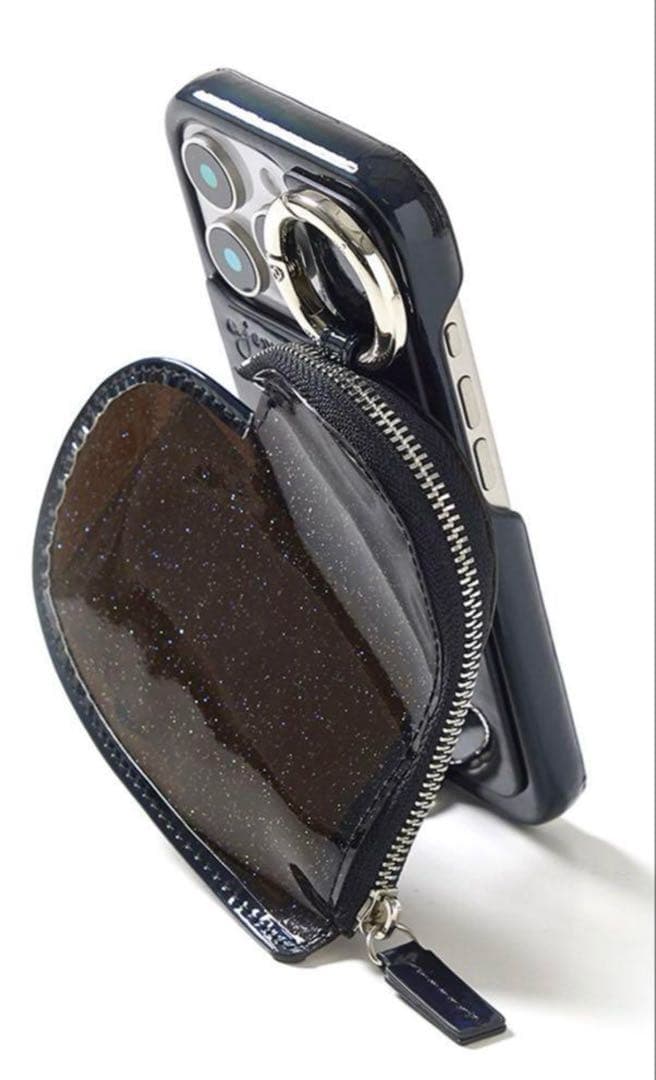 iPhoneアクセサリー ajew PVC heart planet pocket