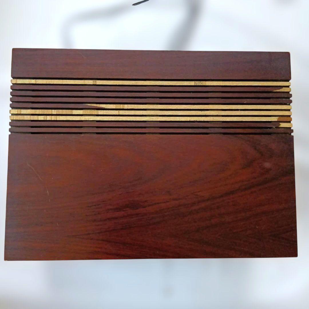 キャビネット付　Victor JT-V6 FMステレオチューナー