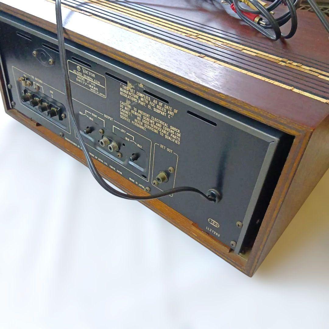 キャビネット付　Victor JT-V6 FMステレオチューナー