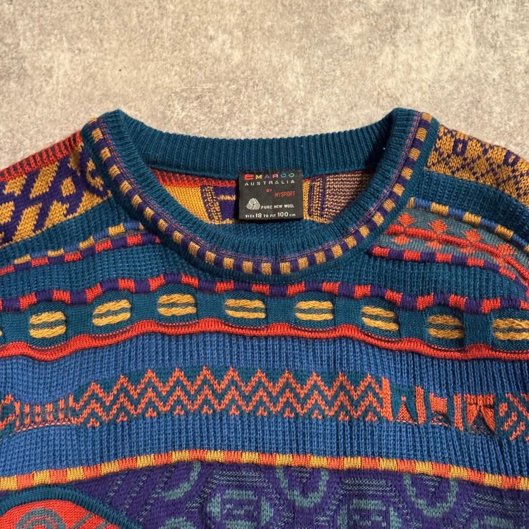 好配色◎ EMAROO AUSTRALIA 3D ニット DM1022