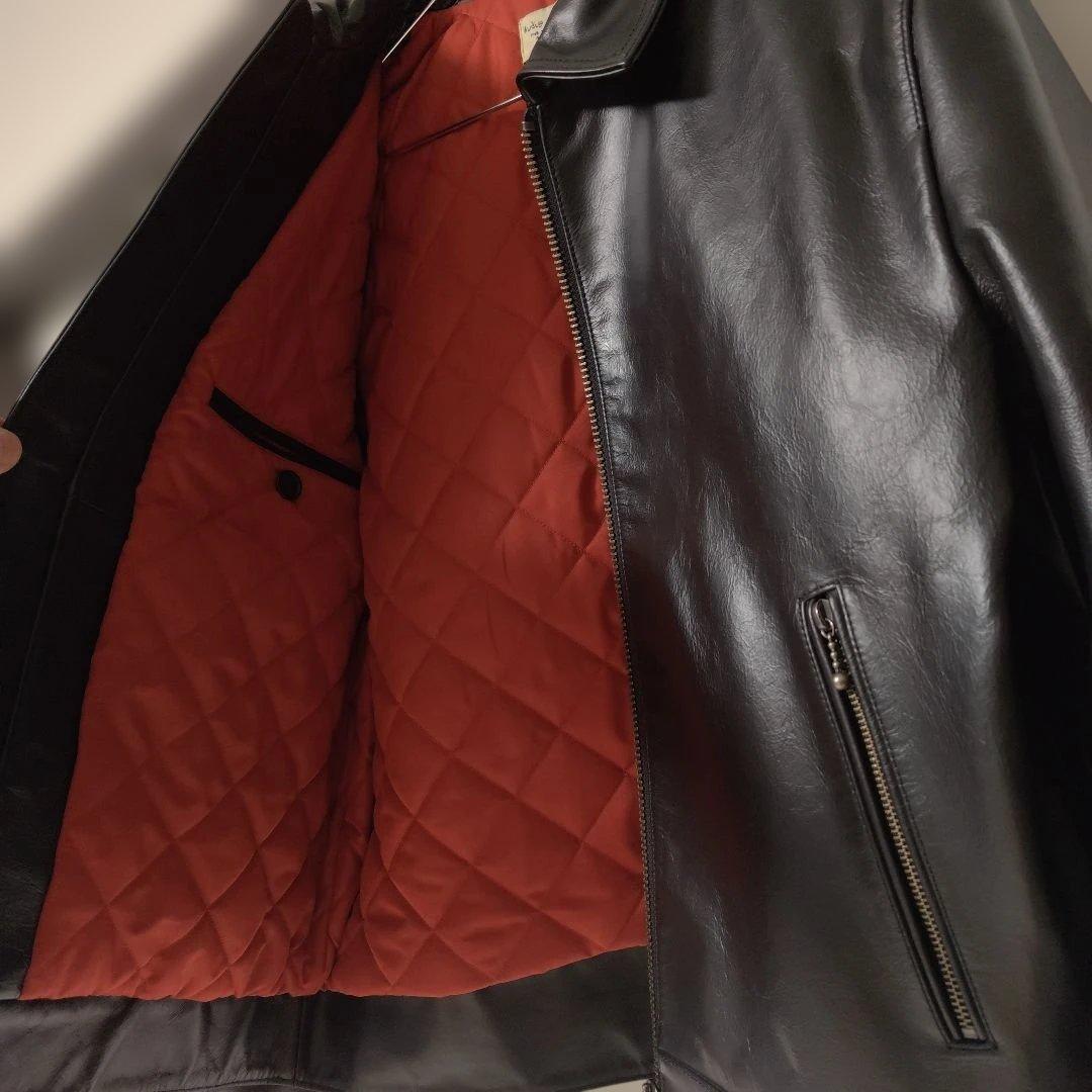 Nudie Jeans Co. ブラック シングルライダースジャケット M