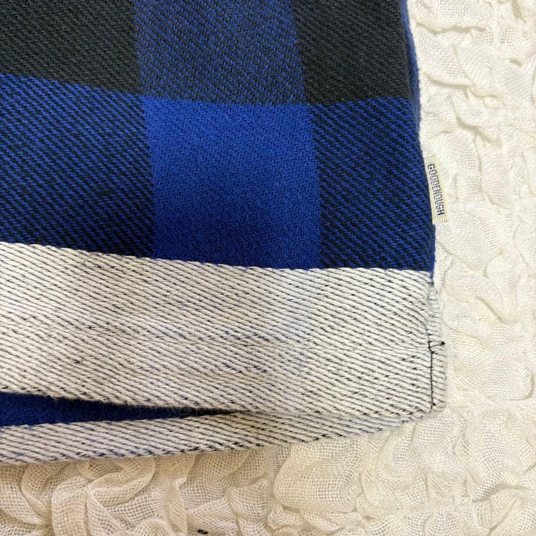 GOODENOUGH ブロックチェックネルシャツ ラインネル