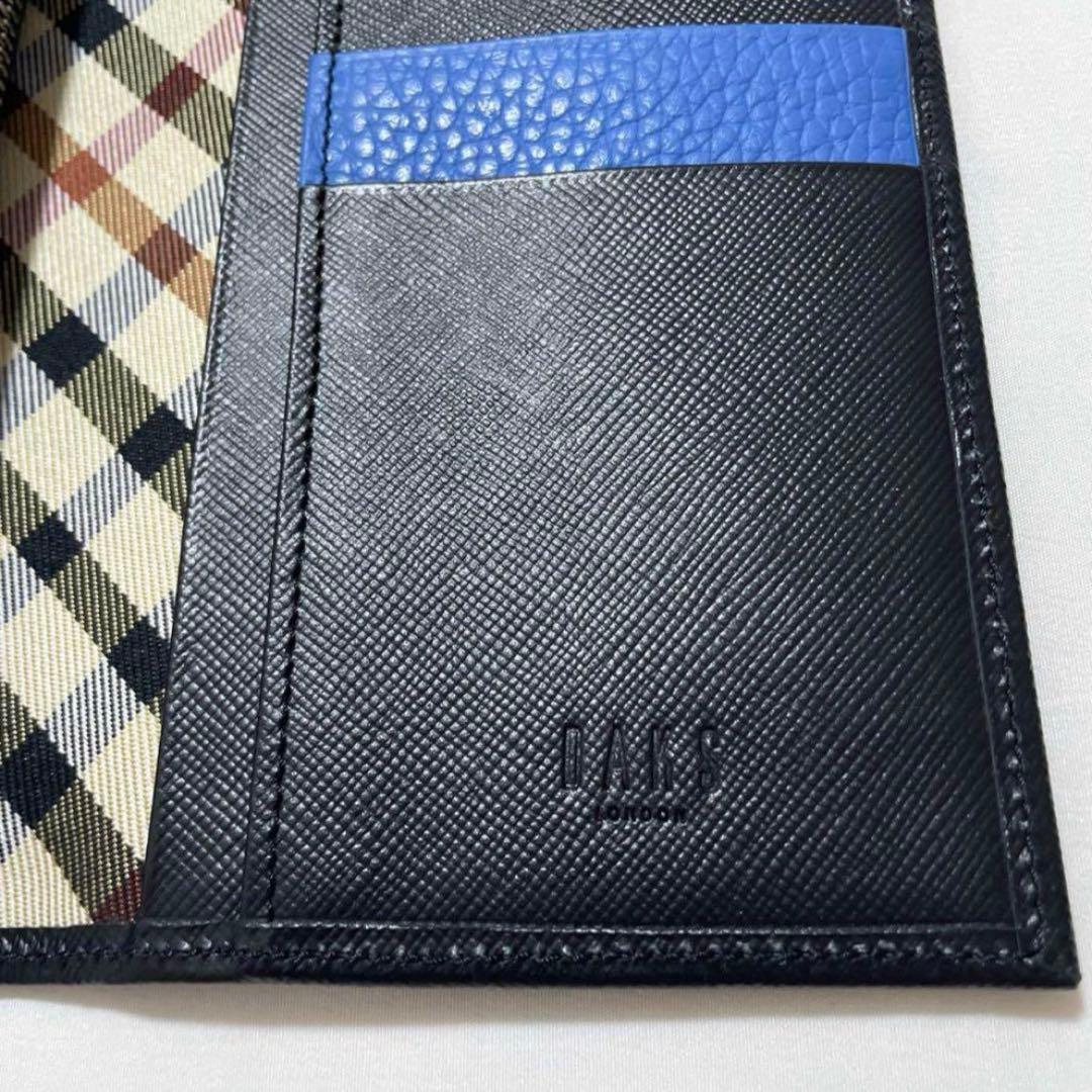 新品　DAKS ダックス　紳士用　本革　日本製　長財布　ブラック