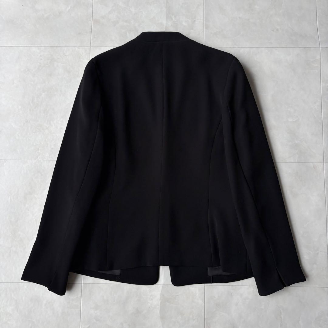 UNITED ARROWS ノーカラースーツ3点セット 黒 38/34/36