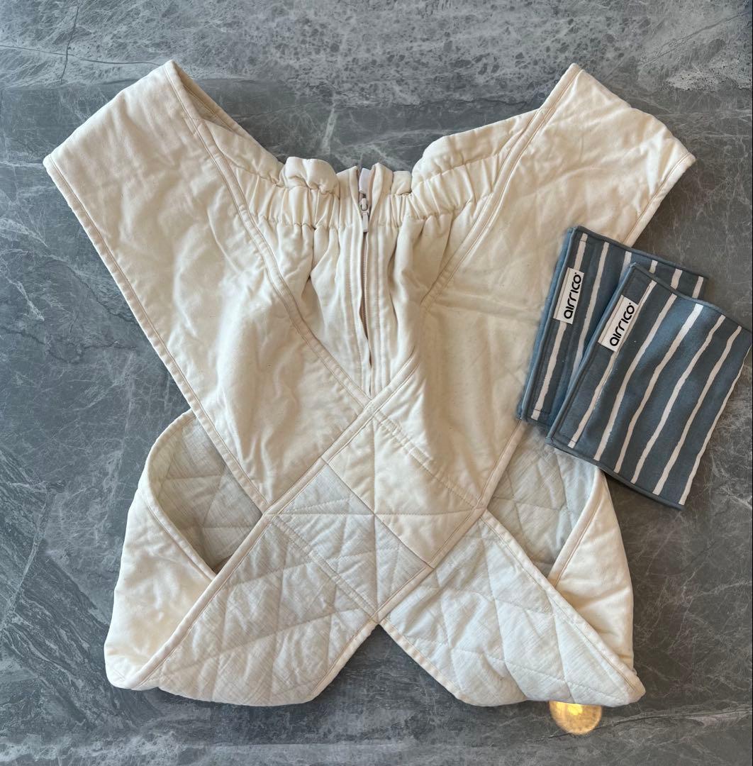 airrico エアリコ　抱っこ紐 アイボリー キルティング　size1