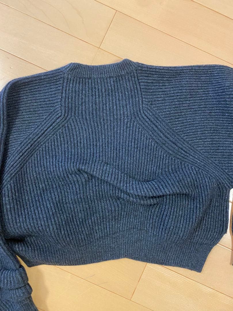 ENFOLD ニット　トップス　プルオーバー　グレー　sacai