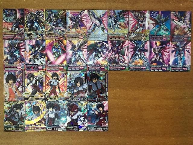 カラメル　ガンダムトライエイジ　シン・アスカ＆搭乗機　28種28枚