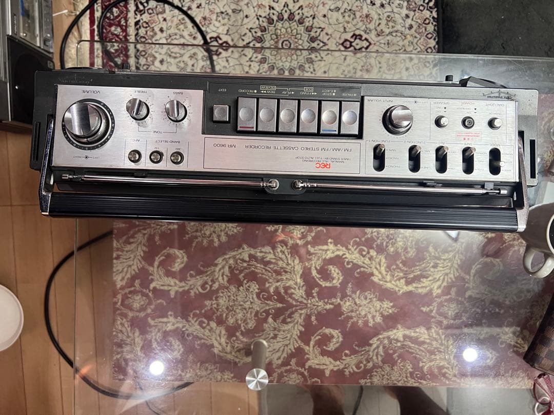 希少SANYO 昭和レトロ人気ラジカセ MR-9600 メンテナンス済み・作動品
