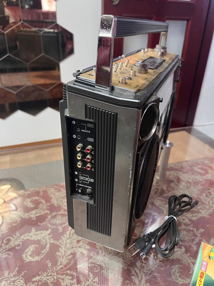 希少SANYO 昭和レトロ人気ラジカセ MR-9600 メンテナンス済み・作動品
