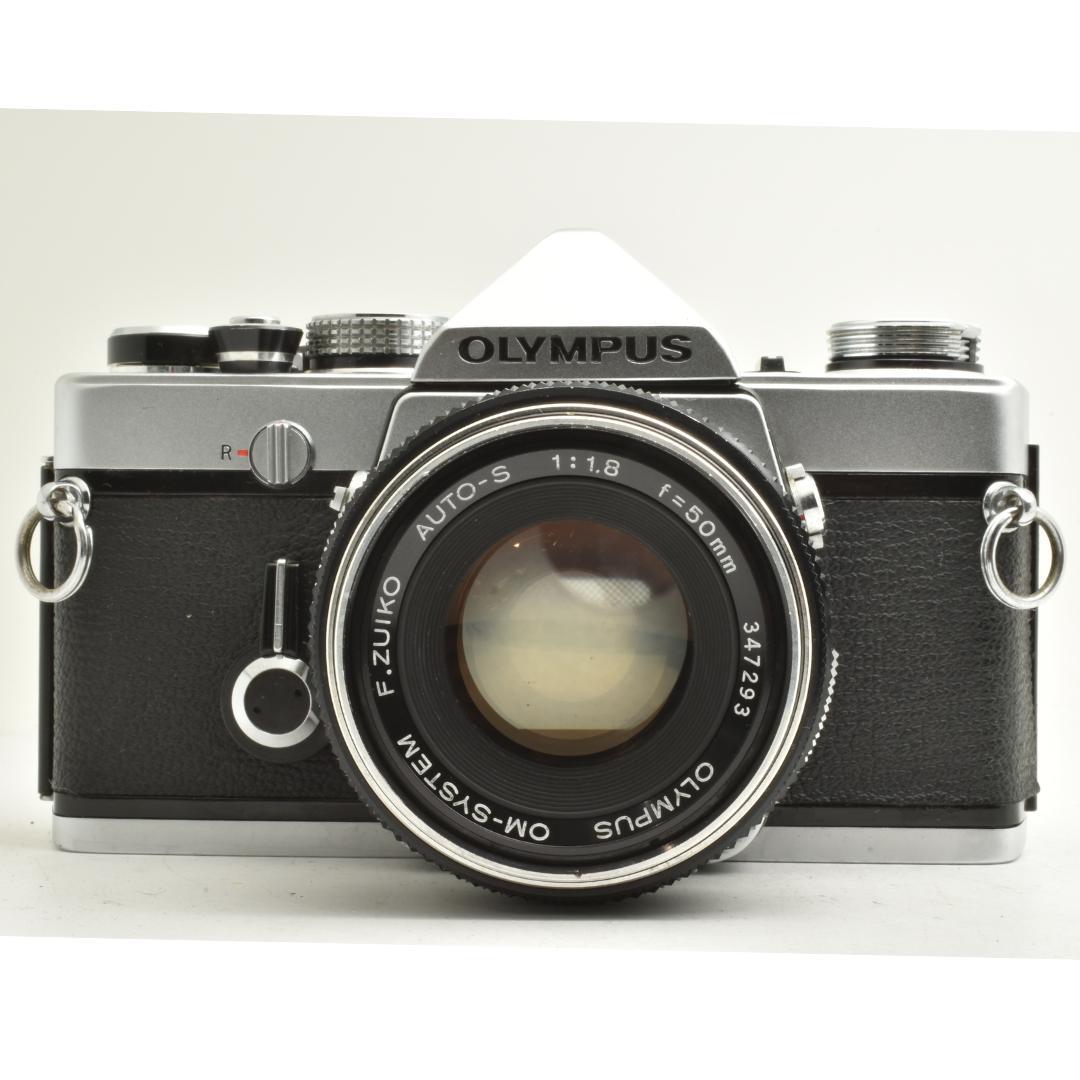 整備済 完動 Olympus OM-1 MD 50mm F1.8 露出計OK