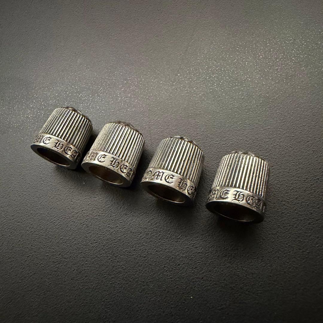 まぐろ 新品 クロムハーツ バルブキャップ クリスマス ノベルティ 4個