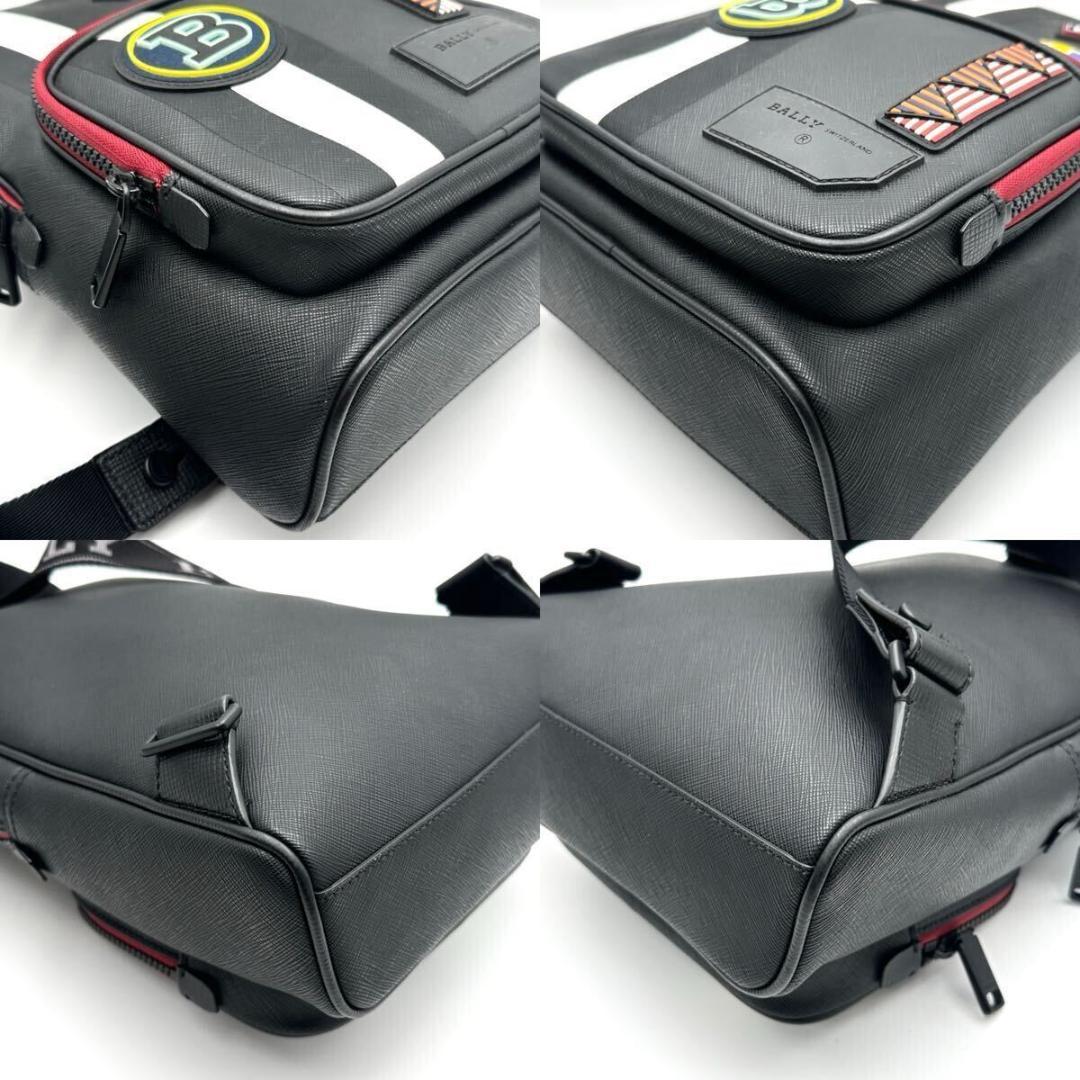 未使用級✨ Bally ワッペン トレスポ メンズ ボディバッグ ウエストポーチ