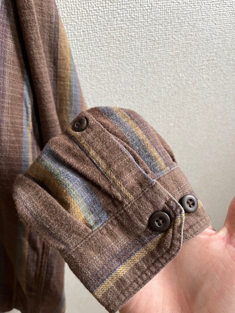 ミルクちゃん　古着 00's パタゴニア ネルシャツ オンブレ