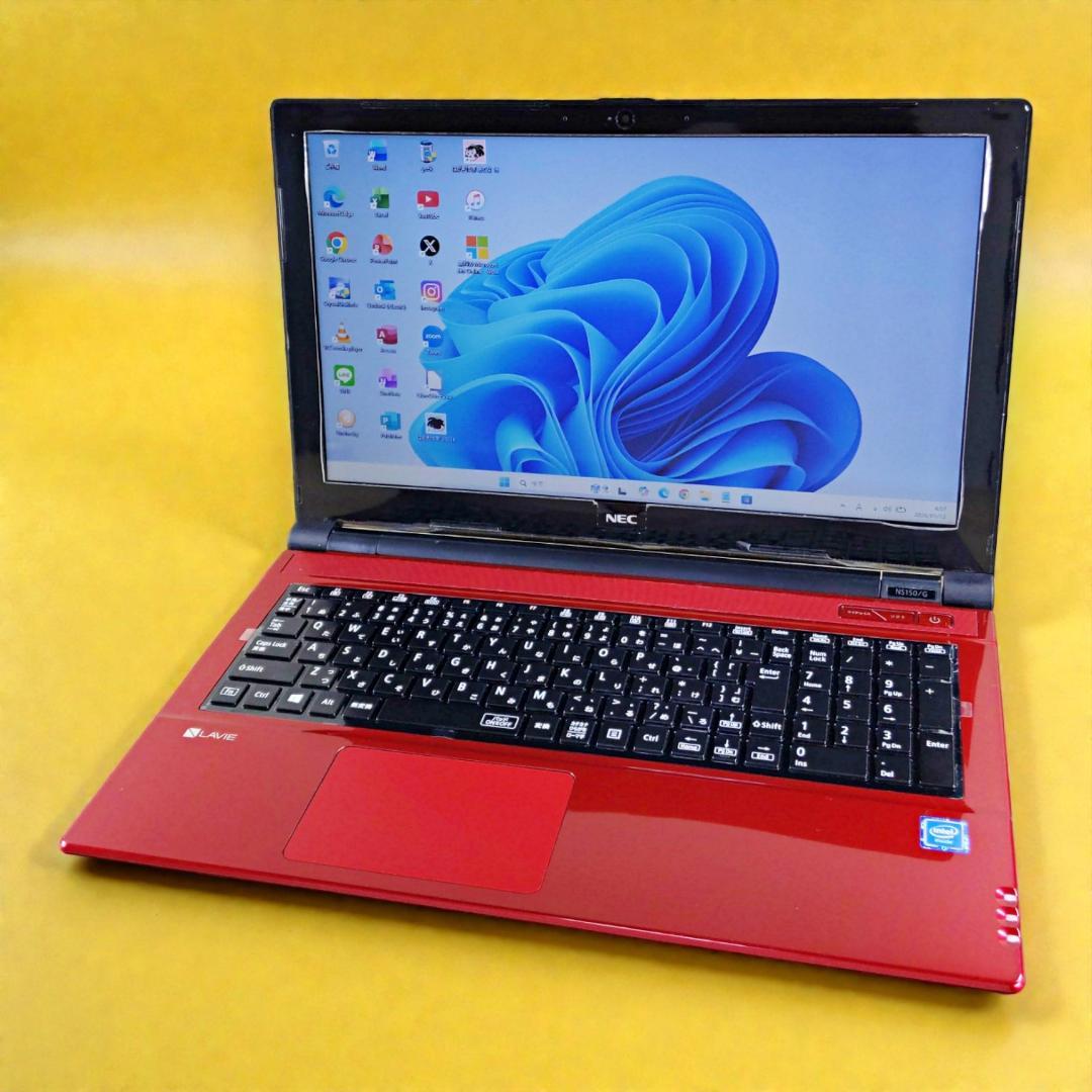 美品！ 特大1TB Win11 NECノートパソコン 初期設定済み カメラ付き