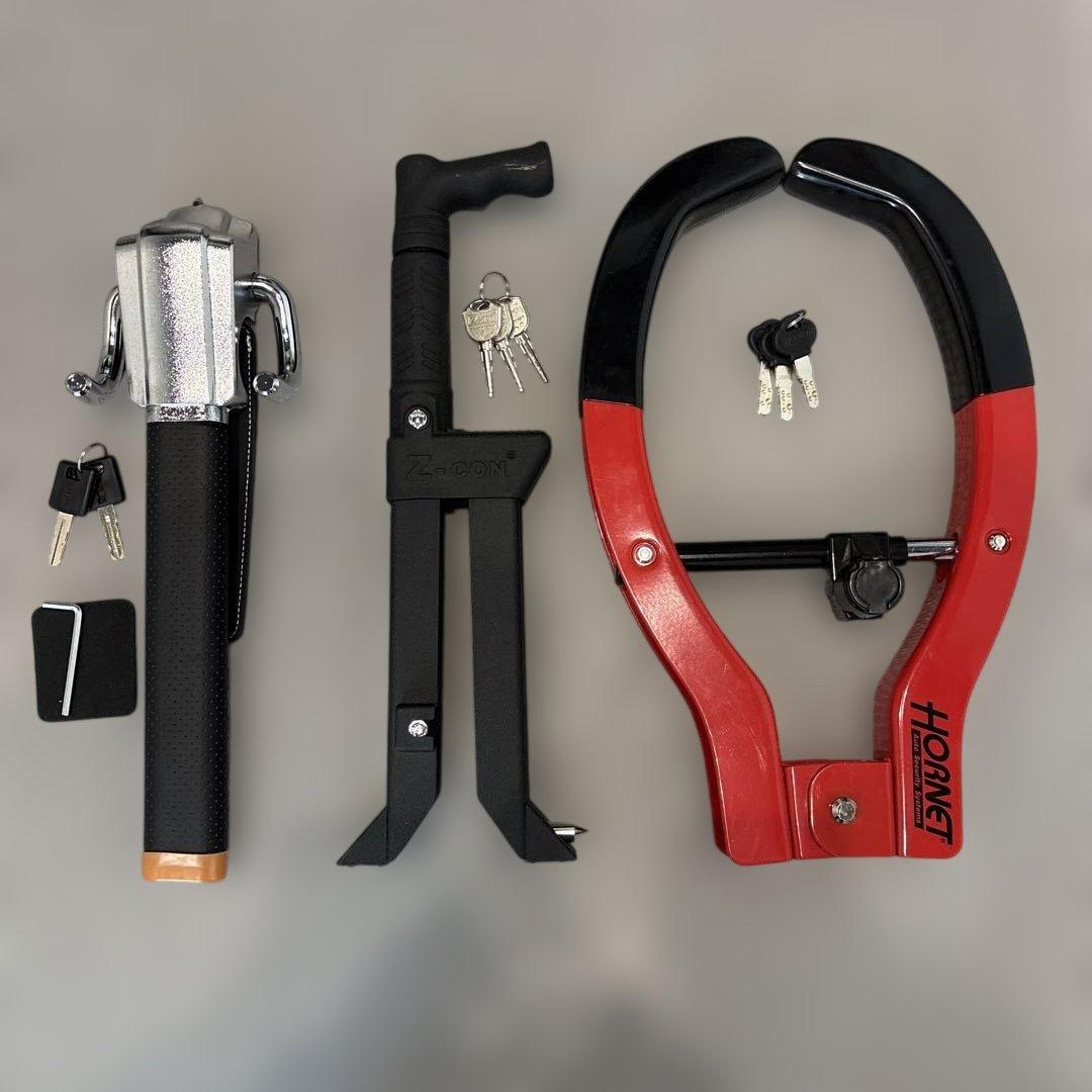 車　盗難防止　3店セット