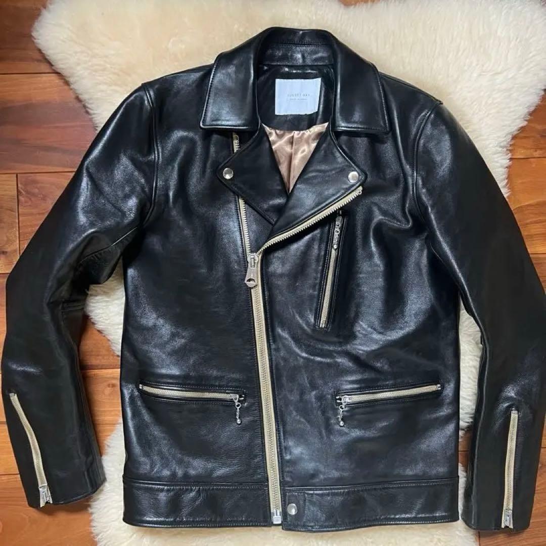 チェルシー　SUNSET BAY GALWAY ダブルライダース ブラック