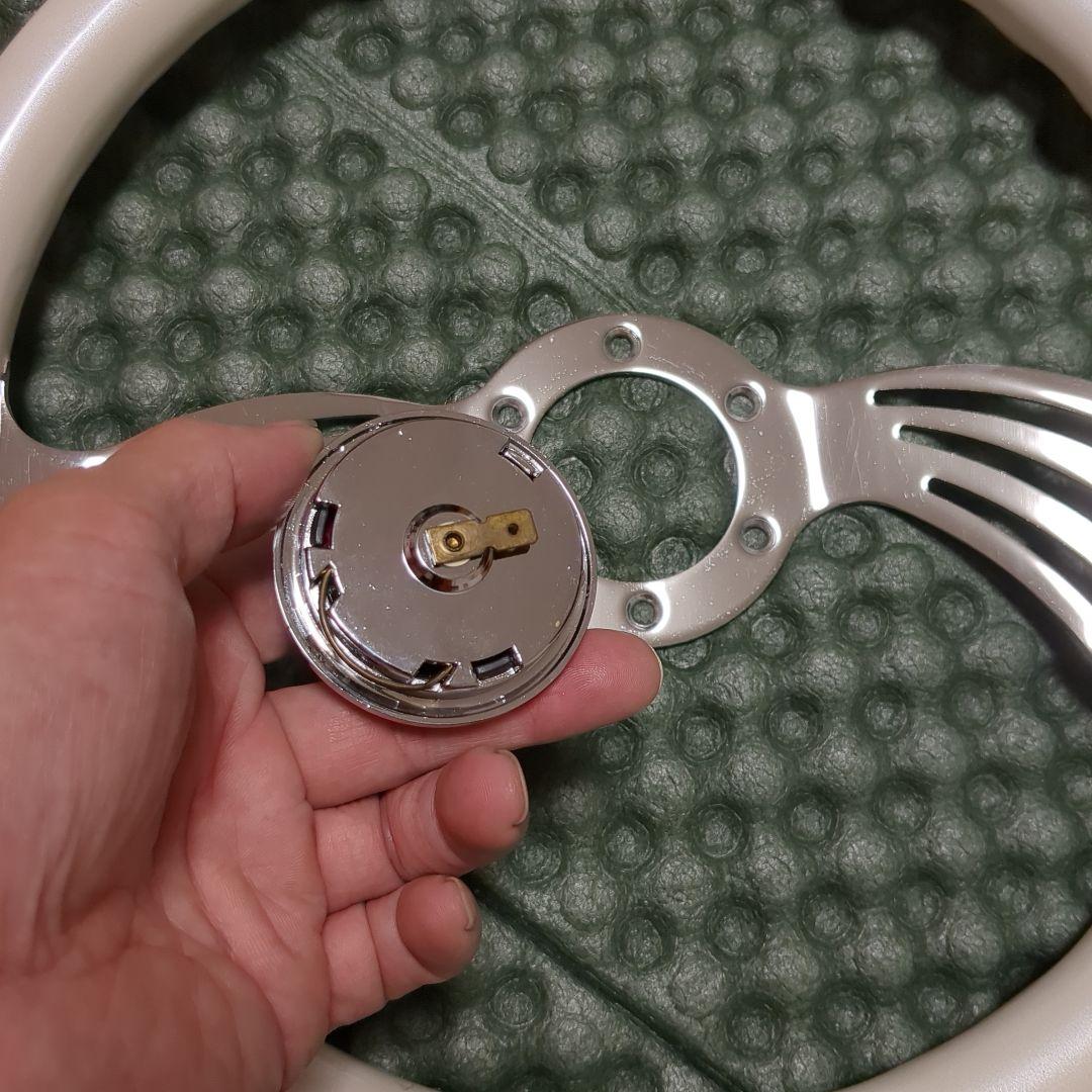 ジャニス　バタフライ　ウィング　ステアリング　ビレット　ボイド　ホーンボタン付き