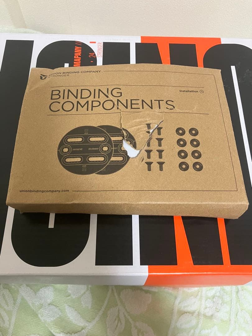 【新品・未使用】UNION FORCE ビンディング 青　Mサイズ　24ー25