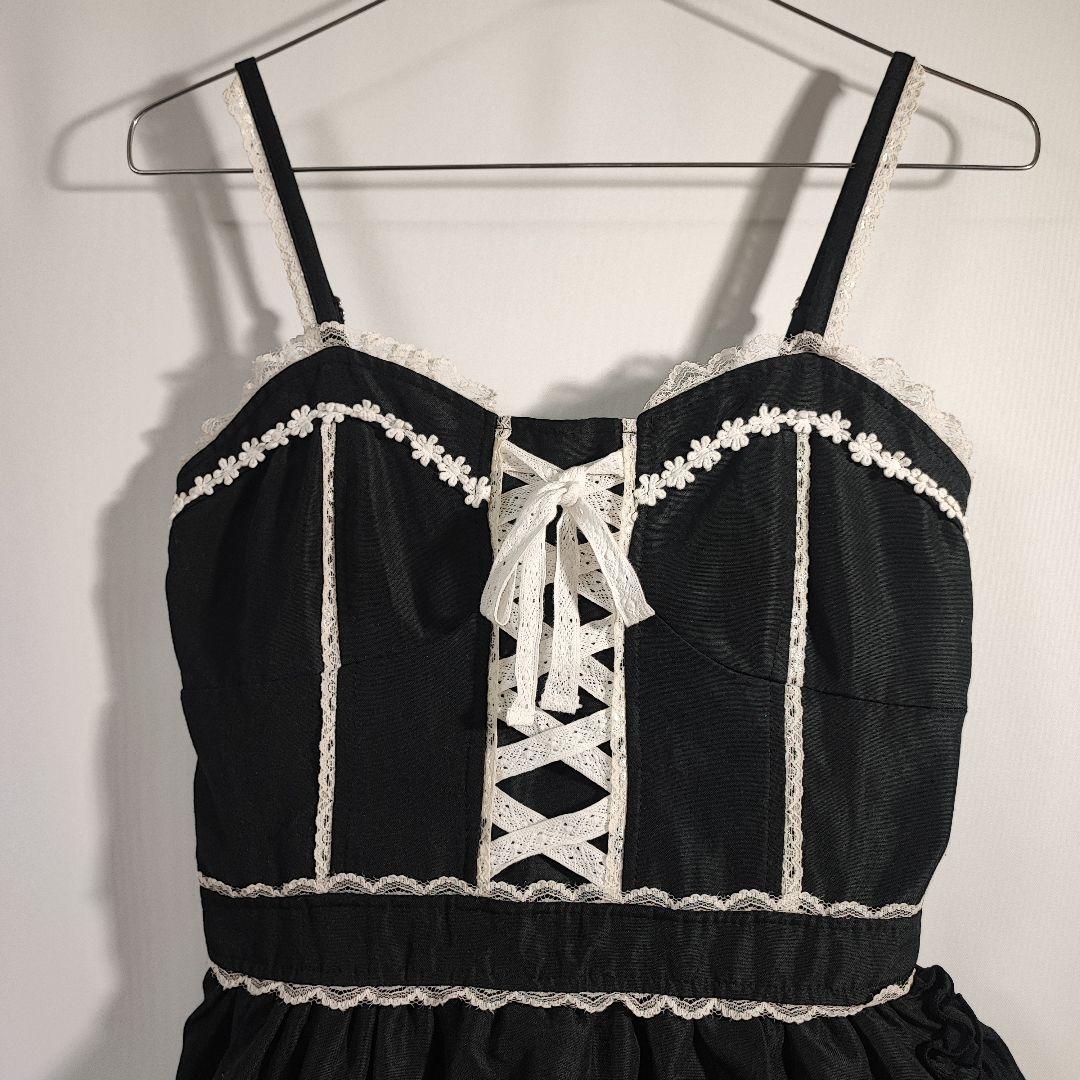 TRALALA トゥララ LIZLISA リズリサ キャミ ワンピース 黒