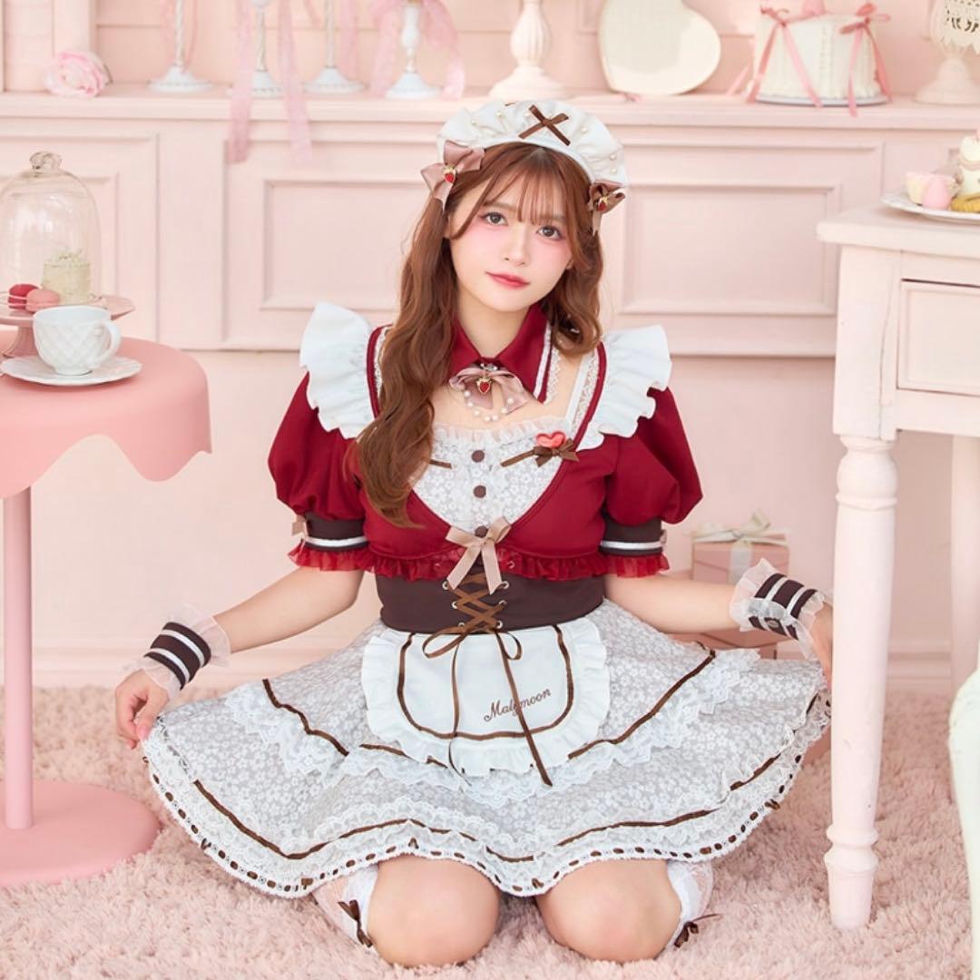 キャンディベリーホイップレースメイド バレンタイン マリームーン コスプレ