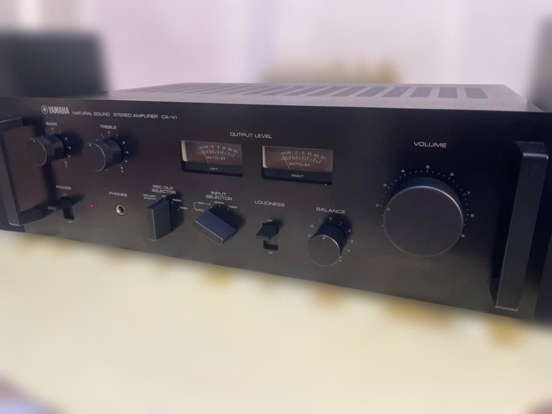 き*げ様 YAMAHA CA-V1　プリメインアンプ　昭和のレトロなオーディオ