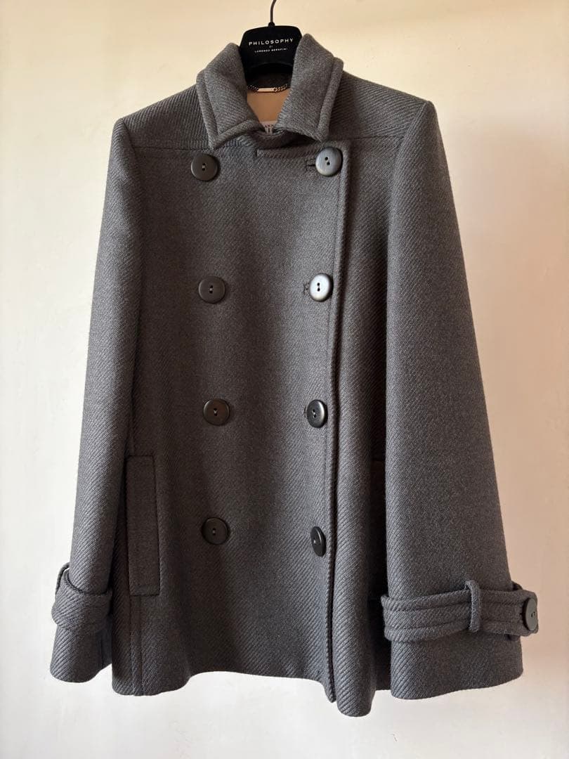 ANNA MOLINARI アンナモリナーリ　コート　ヘリンボーン ジャケット