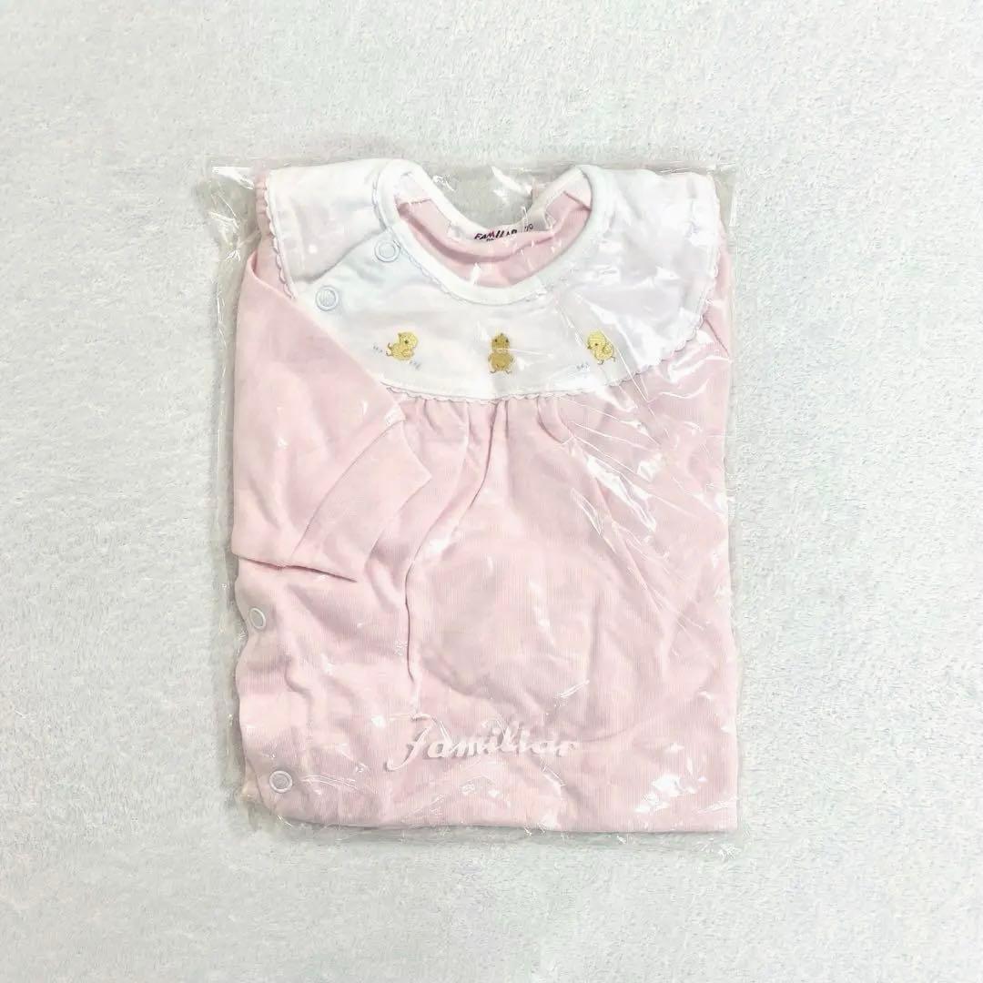 familiar ファミリア カバーオール ロンパース 70 ピンク