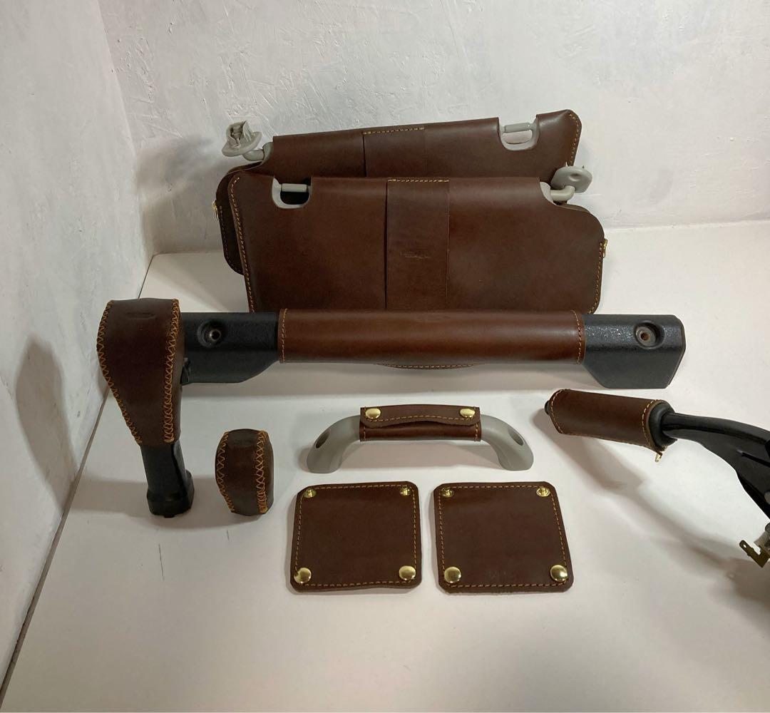 c◇新型ジムニー6点セット◇ブラウン、ステッチキャメル、刻印カタカナ