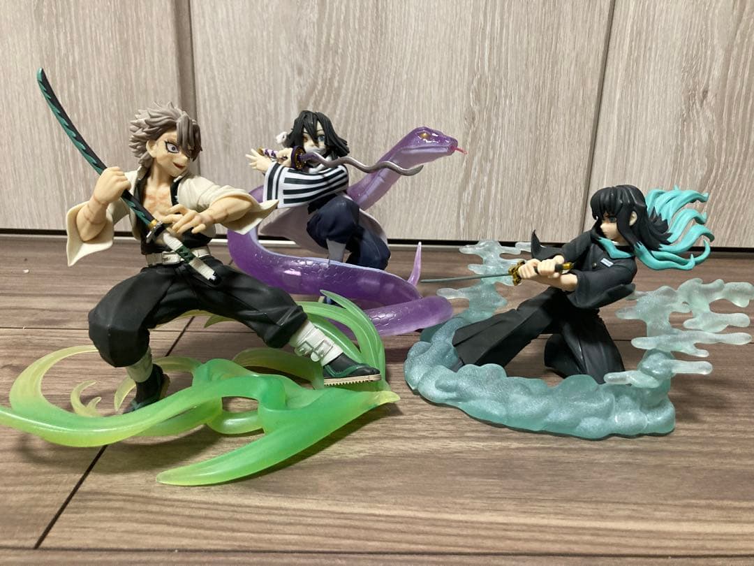 鬼滅の刃 XrossLink フィギュア―時透無一郎・伊黒小芭内・不死川実弥―