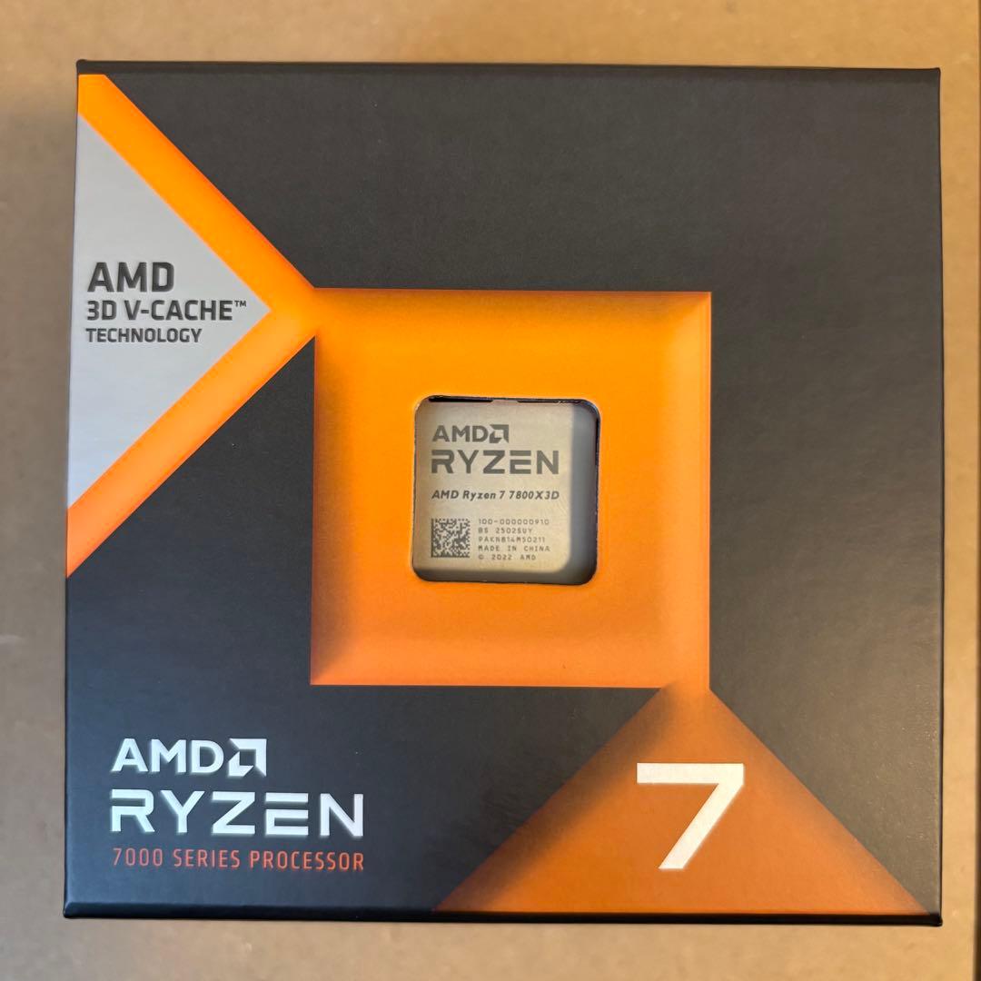 Ryzen 7 7800X3D 美品 ゲーミングCPU AM5