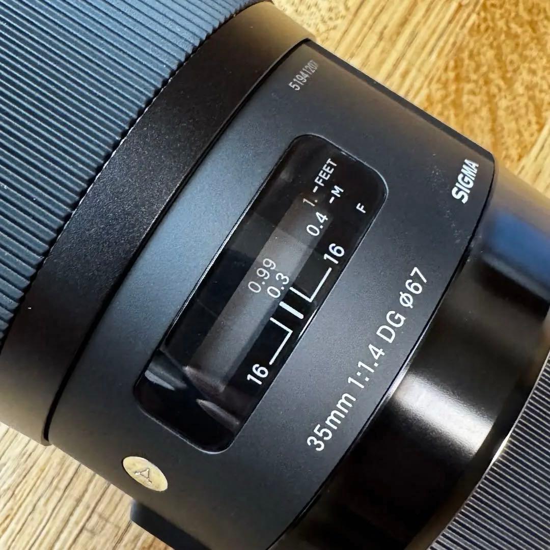 【極美品】【SAマウント】SIGMA 35mm F1.4 DG HSM Art