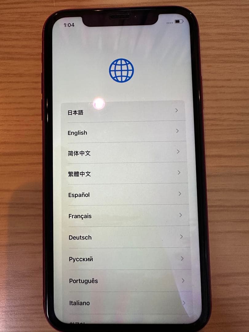 iPhone XR128GB PRODUCT(RED)本体のみ