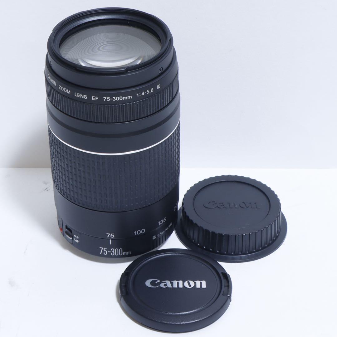 ◇大迫力超望遠!!◇Canon純正 75-300mm III型 超望遠レンズ◇