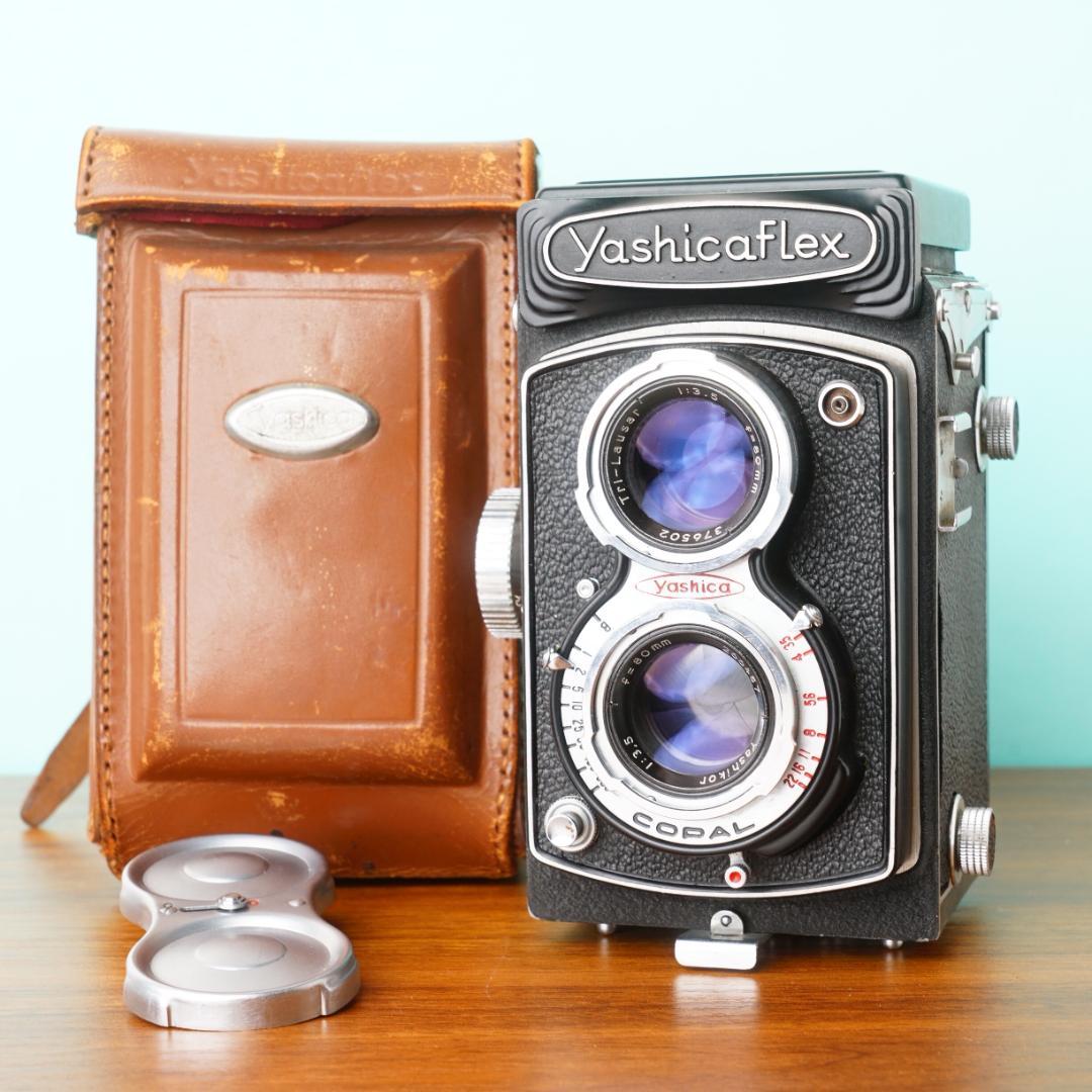 [美品] 完動品◎YASHICAFLEX C型 二眼レフ フィルムカメラ #82