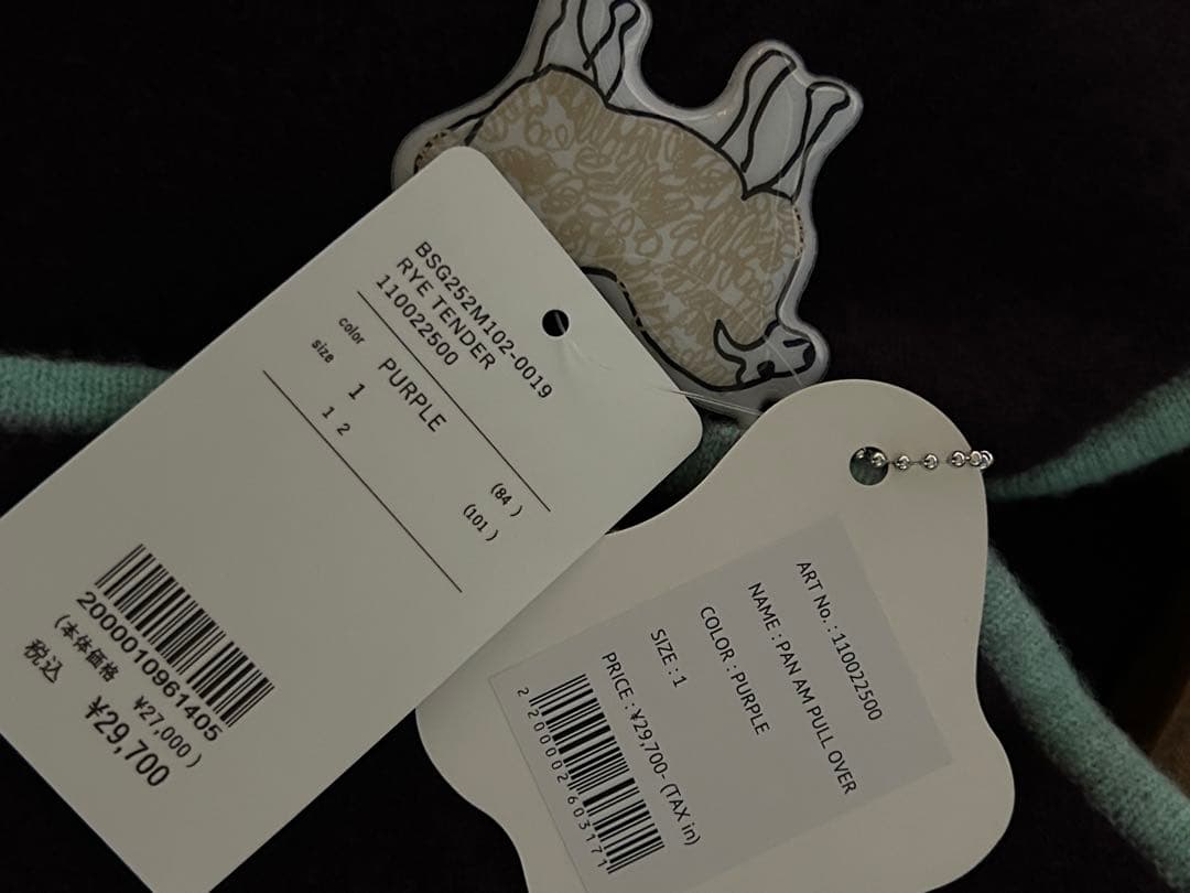 ☆50%off☆ RYETENDER × Bshop 別注 スナッププルオーバー