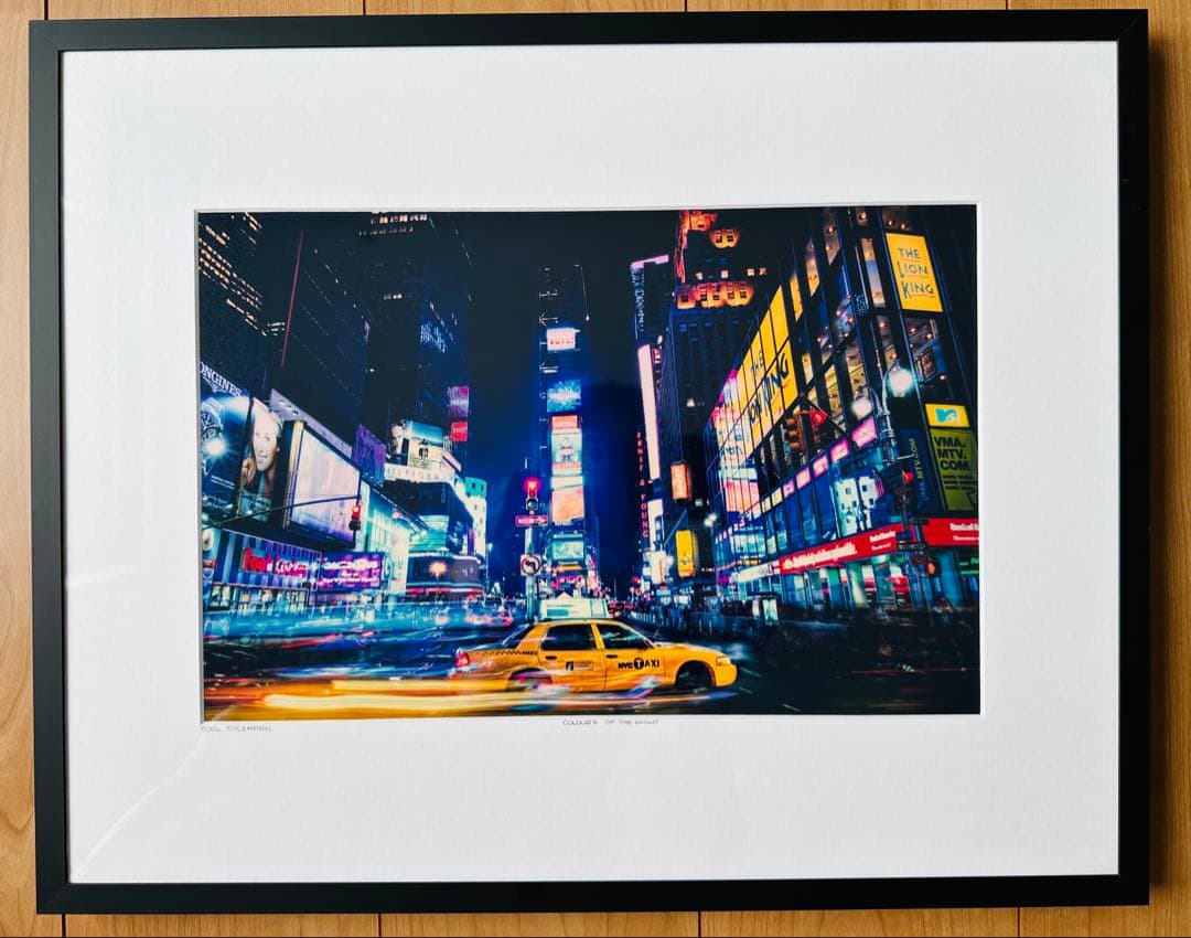 【★値下げ！3枚セット／額縁付】Yellow Korner x New York