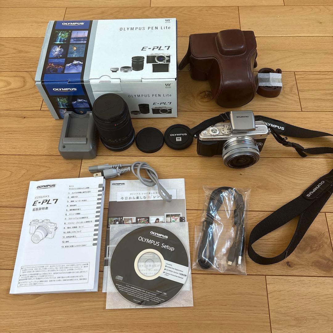 OLYMPUS PEN E-PL7 ミラーレス一眼 ジャンク　黒　ブラック