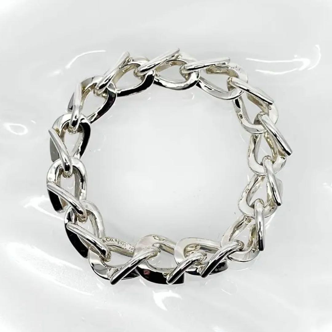 T&Co. ティファニー ブレスレット FORGE フォージ ラージリンク Ag