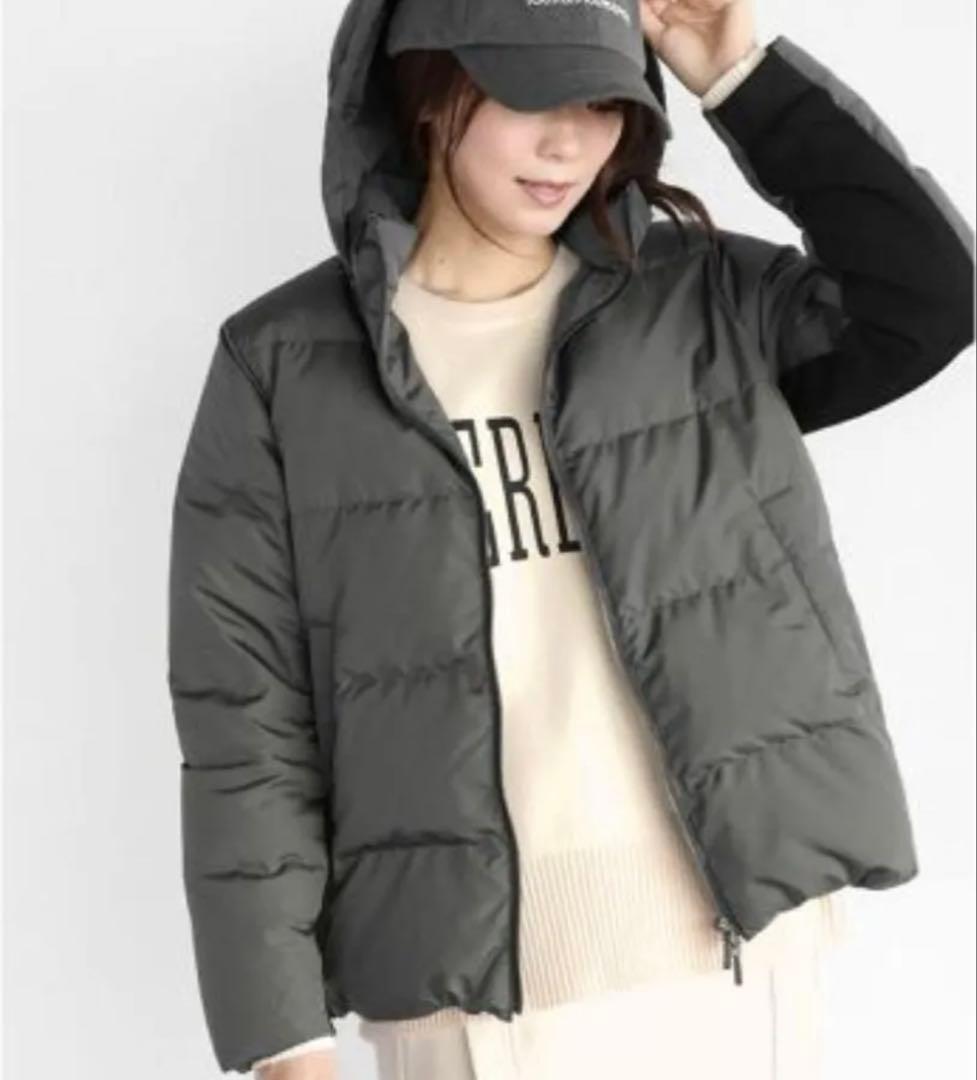 YORT 異素材ダウンジャケット　ブルゾン