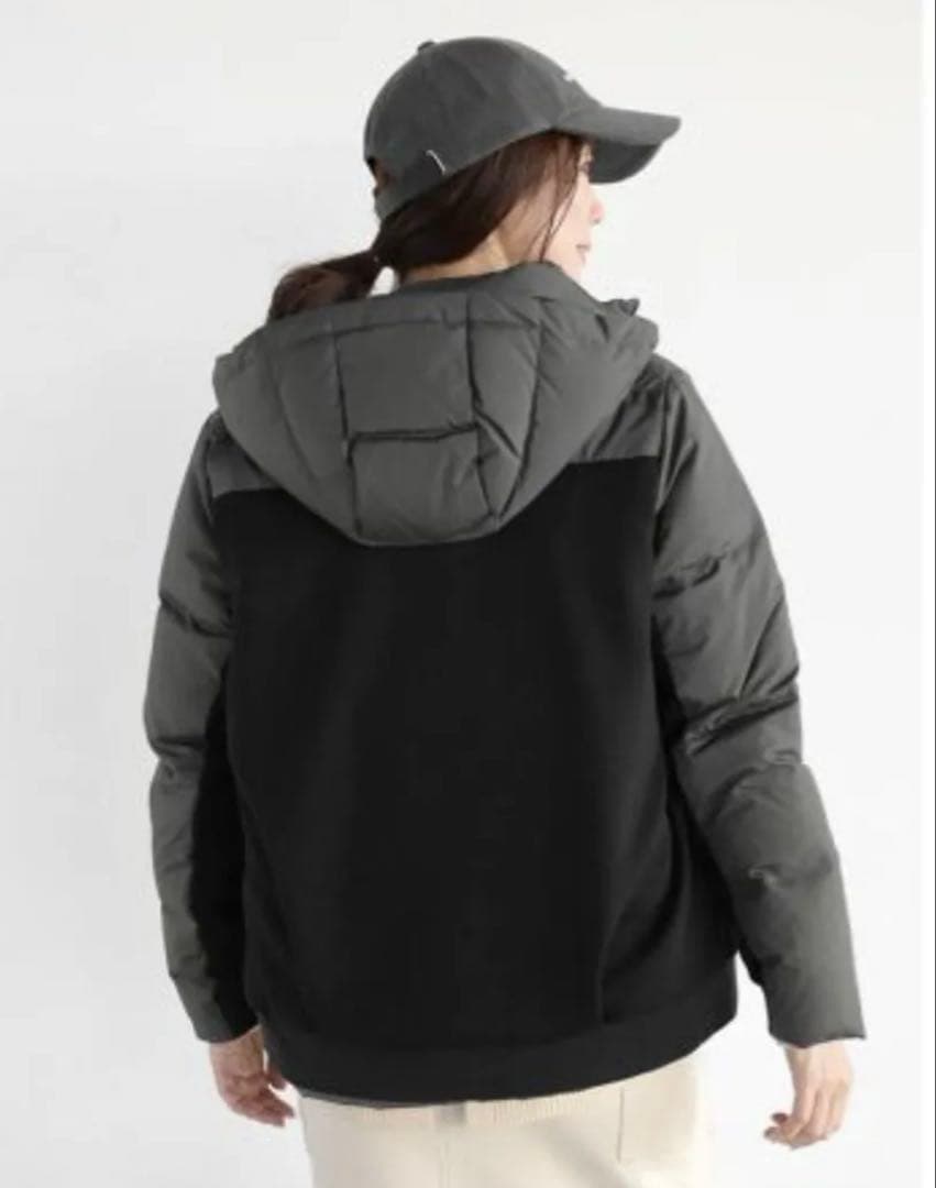 YORT 異素材ダウンジャケット　ブルゾン