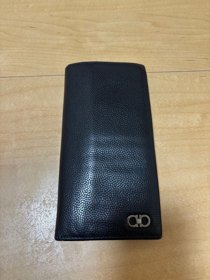 レザー ブラック 長財布