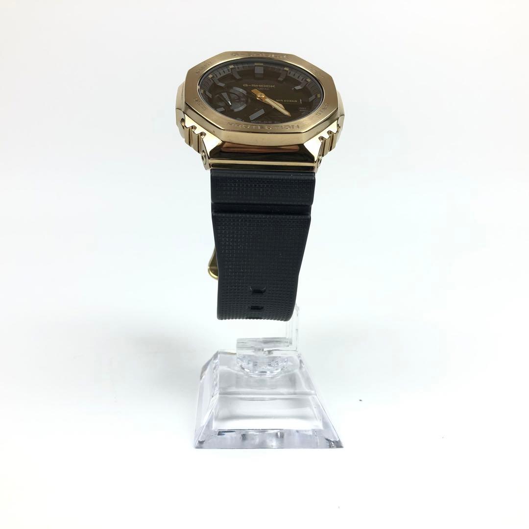 G-SHOCK GM-2100G-1A9JF メタルカバード ブラック×ゴールド