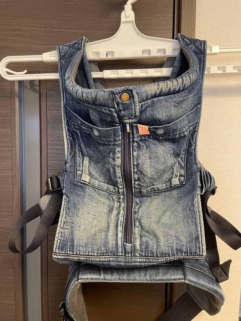 抱っこ紐 キューズベリー　デニム風