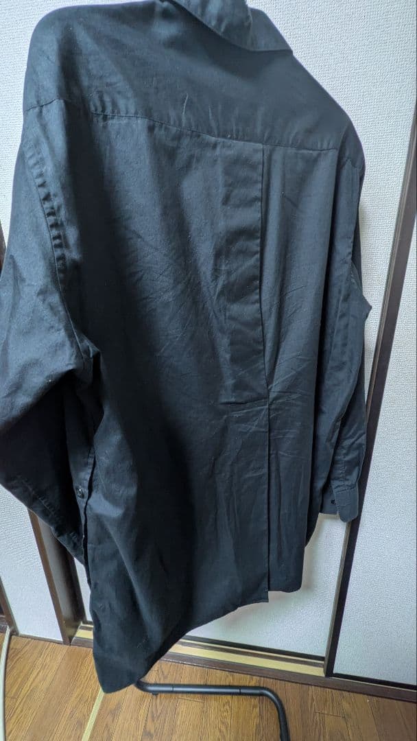 Yohji Yamamoto POUR HOMME 黒シャツ サイズ3