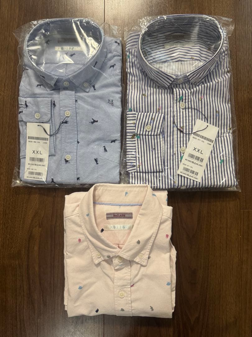 ヨリ　　doclasse purefine メンズ　シャツ　xxl